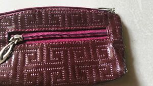 Stylish Brown Faux Leather Clutch