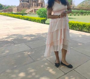 Pink Tiered Dress
