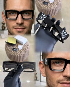 Hogo boss Chunky Black Square Eyeglasses