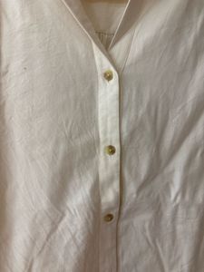 Uniqlo Cotton Off White Shirt