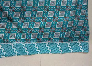Beautiful Teal Printed Kurta Set
