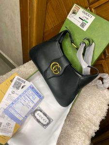 Gucci Black Leather Shoulder Bag
