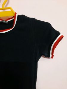 Round Neck Top From Shein