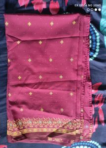 Maroon Saree