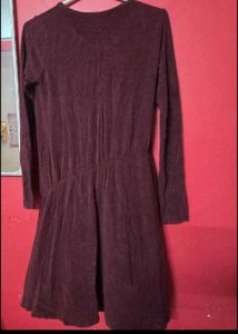 Elegant Maroon Anarkali Dress