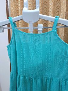 Max Teal Tiered Maxi Dress
