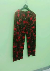 Red &amp; Black Printed Palazzo Brand New