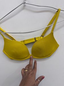 Vibrant Yellow Bikini Top