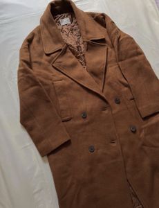 Oversized double breasted coat