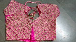 Beautiful Brown Valvet-Net Saree