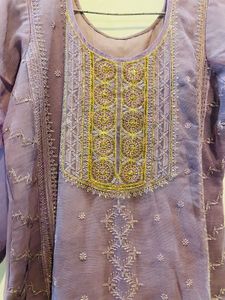 Elegant Purple Kurta Set