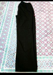Black Scrub Pants with Pink Accents
