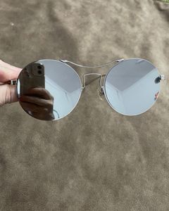 Round Mirrored Sunglasses