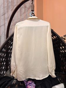 Off white Satin Shirt