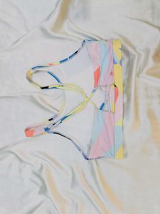 🇳🇿💫🎀Colorful Print Sports Bra