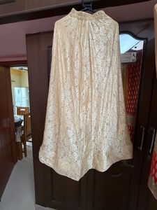 Elegant Red &amp; Gold Embroidered Lehenga Choli