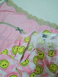 Cute Pink Pajama Set