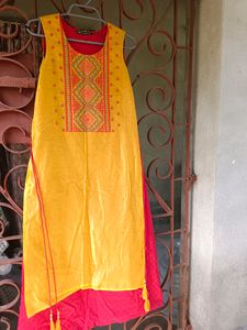 Branded Sweet Yellow Colour Kurta 💛❤️💛❤️