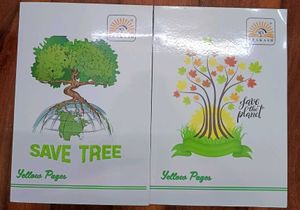 Save Tree Yellow Pages Notebook Pack of 1