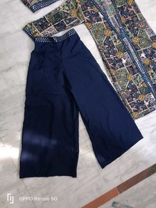 New Stylish shrug top plazo set