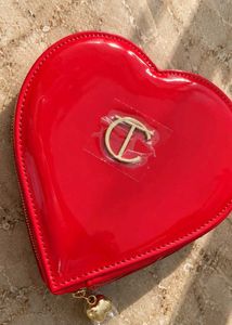 Charlotte tilbury Shiny Red Heart bag