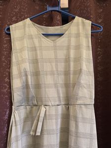 Midi Checkered Dress