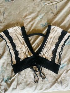 Savana Crochet Knit Cropped Top