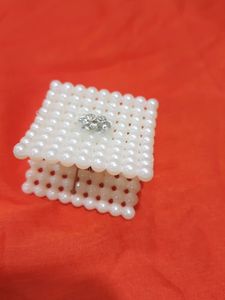 Beautiful Pearl Look White  Hair Clutcher
