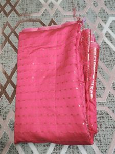 Beautiful light Pink Banarasi Silk Saree