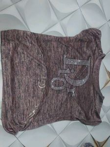 Sparkly Embellished "Dior" Top