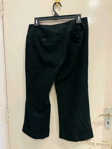 Black Formal Capri Pants