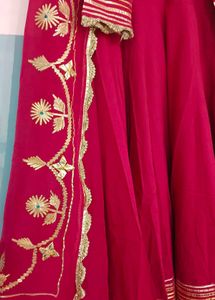 Elegant Magenta Kurta Set with Dupatta