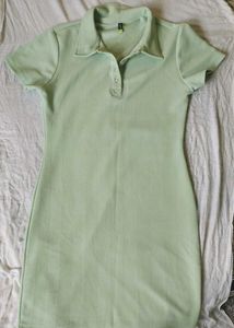 Light Green Polo Dress