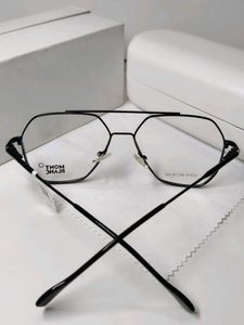 Mont Blanc Eyeglasses Black and Silver Color