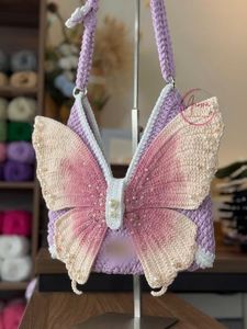 Crochet Butterfly Bag🦋