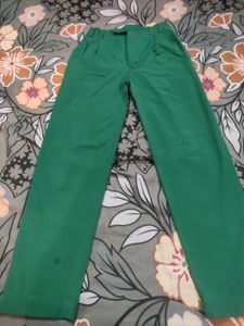 Green Casual Pants