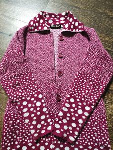 purple 💜 white 🤍 Sweater from Manali