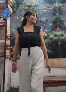 Beautiful black Textured Blouse