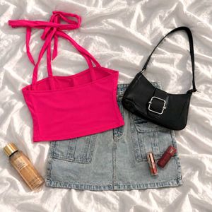 Hot Pink Corset Top