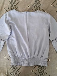 Light Blue "The Love of Style" Top