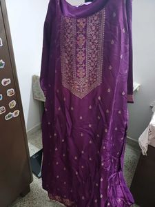Elegant Purple Kurta Set
