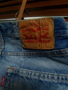 Levi's 501 classic denim cut-off shorts