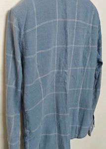 Calvin Klein Blue Plaid Shirt