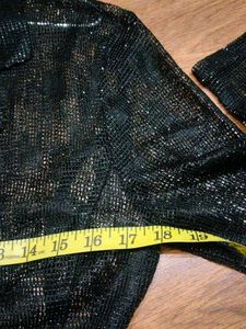Sparkly Sheer Blazer/shirt