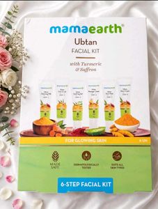 💜 Mamaearth Ubtan Facial Kit - 6 Step - For Skin