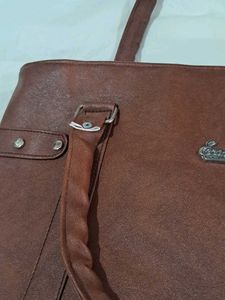 Brown Satchel Handbag