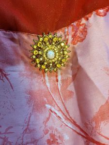 Red Silk Kurti