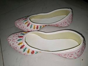 Embroidered Juttis - Traditional Footwear