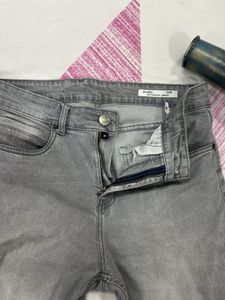Mango Gray Slim Fit Jeans