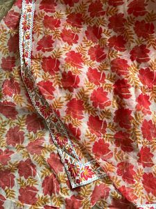 Floral Print Organza Trendy Saree *best quality*